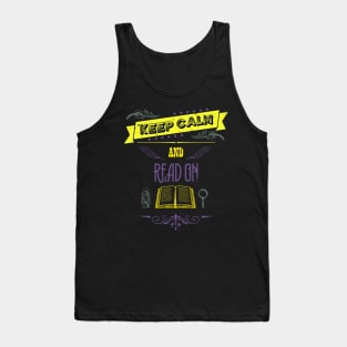 Keep Calm and Read On Vintage RC06 Tank Top